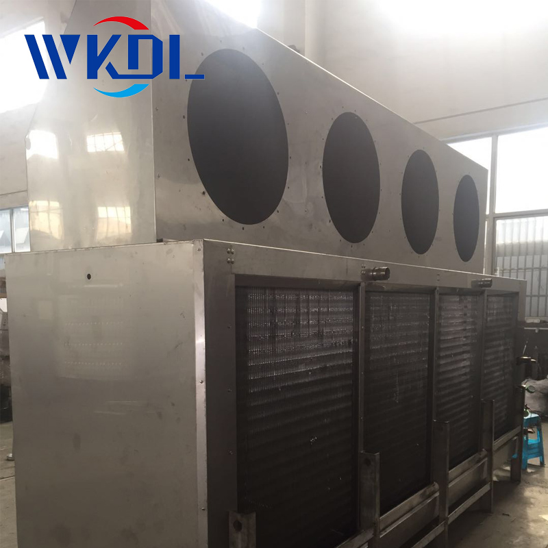 Stainless steel side blowing quick freezing air cooler for corn freezer