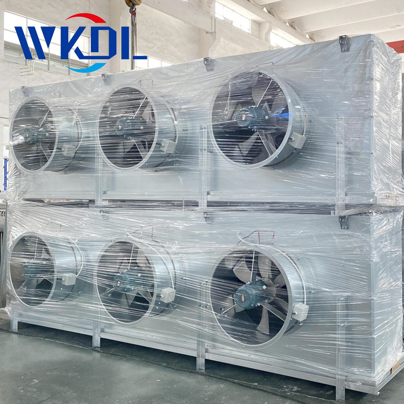 Used for freshness preservation of food and vegetable cold storage Stainless steel air cooler with water flushing frost