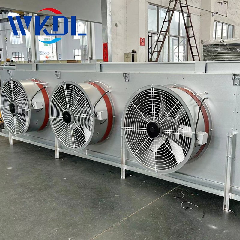 Stainless steel casing ammonia cooling evaporator coil for beef refrigeration