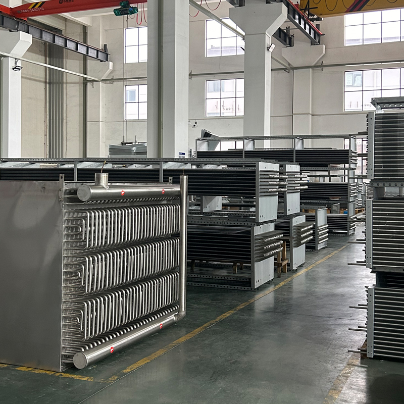 Non standard customized spiral freezer stainless steel tube quick freezing evaporator