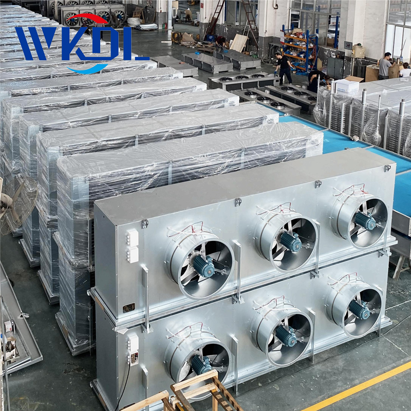 Carbon dioxide gas cooler used for stainless steel V-shaped dry cooler in data centers