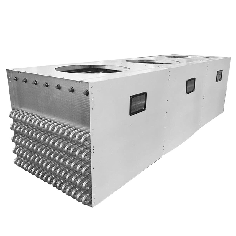 Aluminum tube aluminum fin evaporator quick freezing evaporator