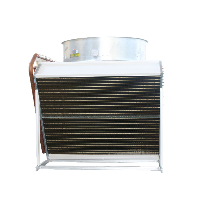 Manufacturer's direct sales of stainless steel V-shaped dry coolers for corrosion resistance