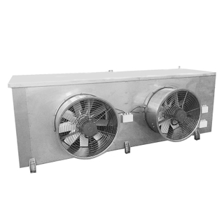 Quick freezing low-temperature cold storage side blowing hood type air cooler