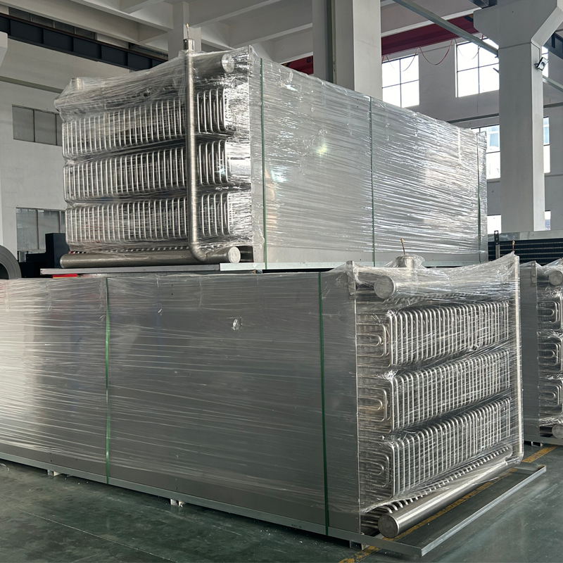 Non standard customized spiral freezer stainless steel tube quick freezing evaporator