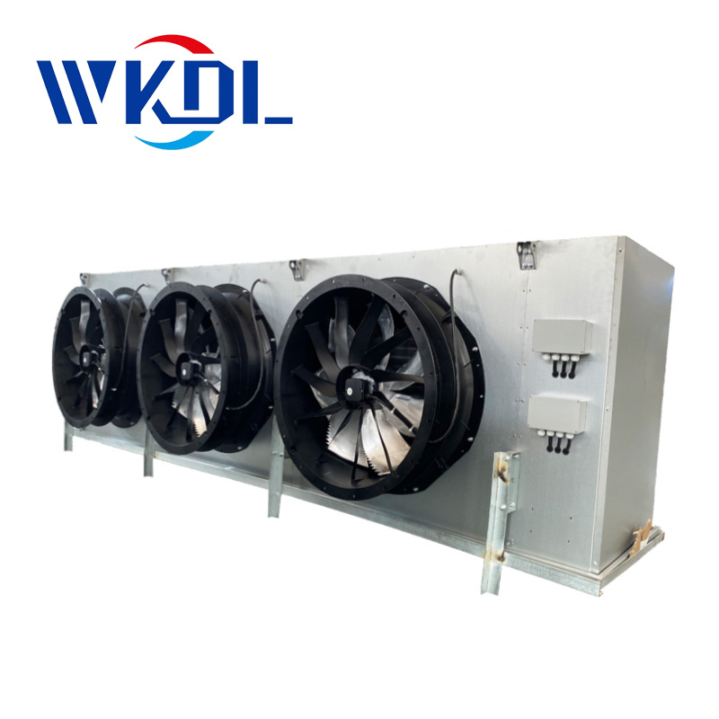 Non standard customization of stainless steel air coolers for frost flushing in large supermarket cold storage