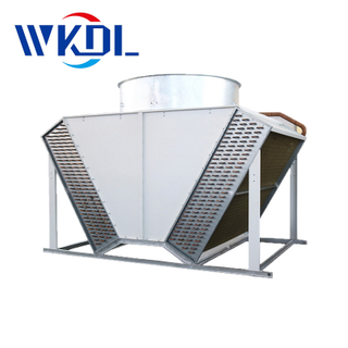 V-shaped stainless steel dry cooler for power station data center