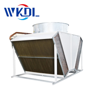 Durable stainless steel shell of V-shaped dry cooler for power station