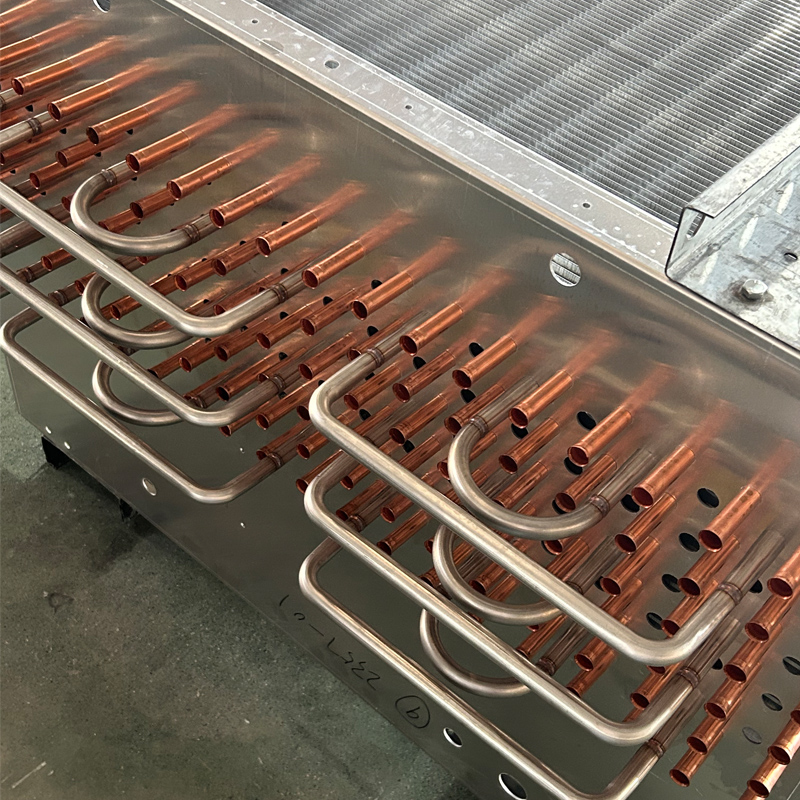 Non standard customized spiral freezer stainless steel tube quick freezing evaporator